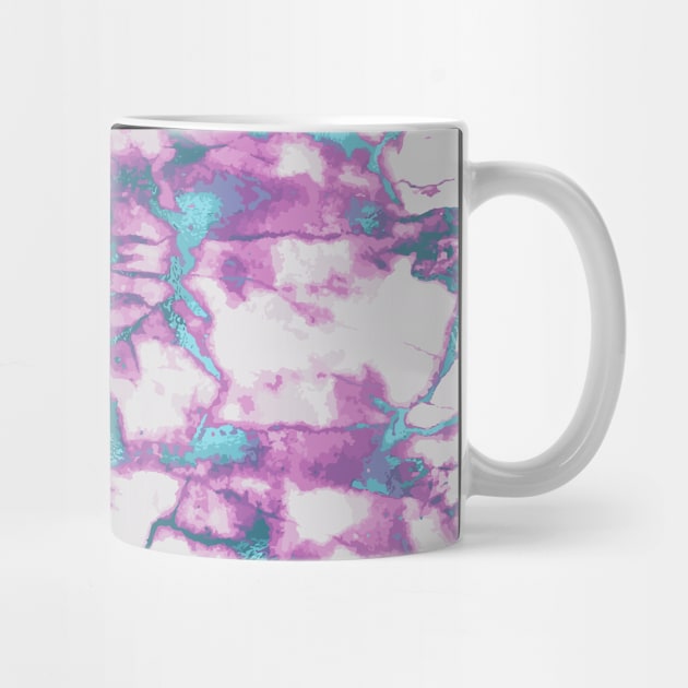 Marble Pattern Aesthetic Purple Blue Teal by jodotodesign